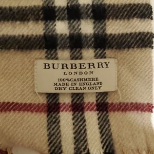 Burberry scarf 100% cashmere
